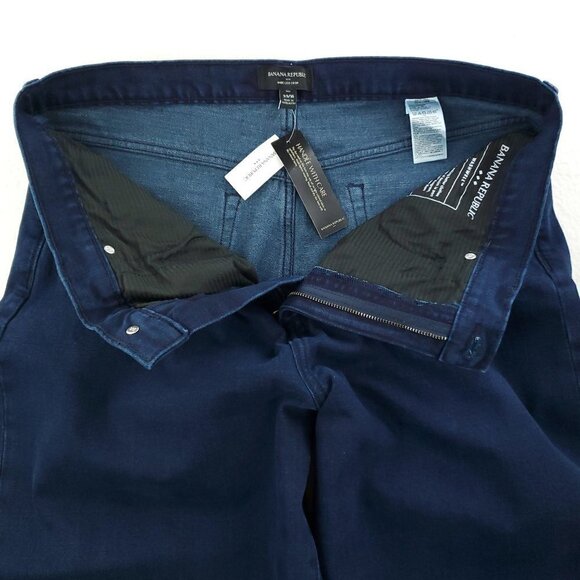 Banana Republic Wide Leg Crop Jeans Stretch Women's "33/16 Tall" Real 38x29 NWT - Picture 9 of 11